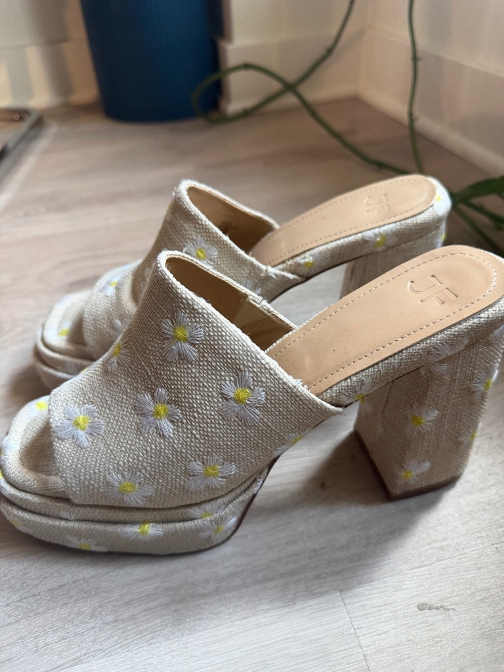 Bristol Block Heel Sandal Floral | Women's 9.5